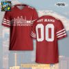 San Francisco 49ers City Skyline Legends Team Personalized Football Jersey