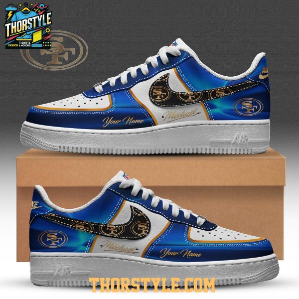 San Francisco 49ers Michael Jackson 2025 Personalized Air Force 1 Shoes