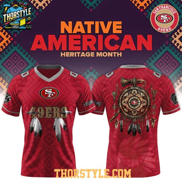 San Francisco 49ers Native American 2025 Appreciation Night Football Jersey