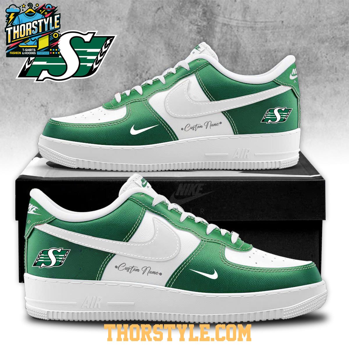 Saskatchewan Roughriders 112th Grey Cup Champions 2025 Air Force 1 Shoes Saskatchewan Roughriders 112th Grey Cup Champions 2025 Air Force 1 Shoes