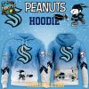 San Jose Sharks Peanuts Hockey Merry Snoopy X-Mas 2025 Hoodie T-Shirt