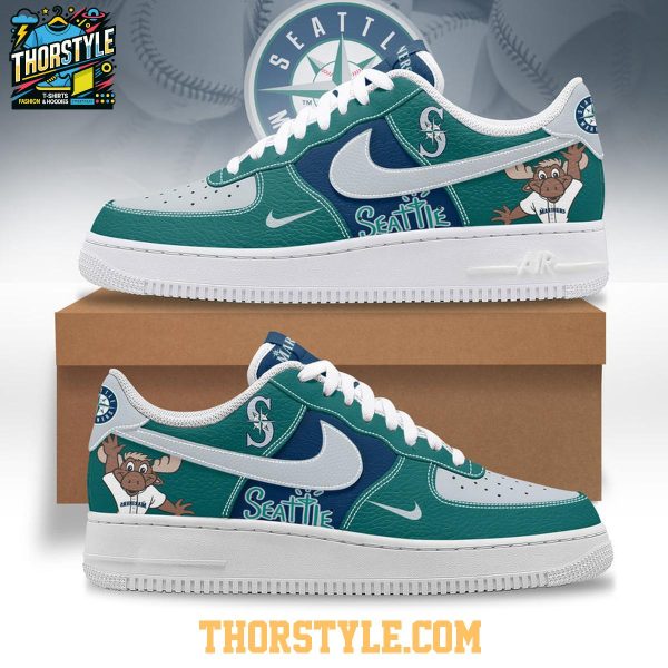 Seattle Mariners True To The Blue 2025 Personalized Air Force 1 Shoes