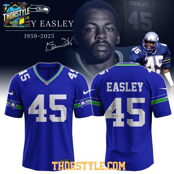 Seattle Seahawks Kenny Easley 1959-2025 Forever Legend Football Jersey
