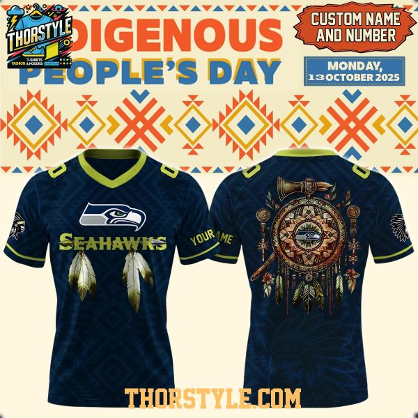 Seattle Seahawks Native American 2025 Appreciation Night Football Jersey