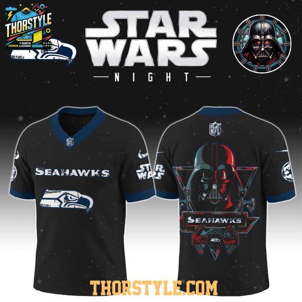 Seattle Seahawks Star Wars Darth Vader 2025 Football Jersey