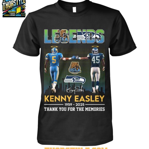 Seattle Seahawks UCLA Bruins Kenny Easley 1959-2025 Forever T-Shirt