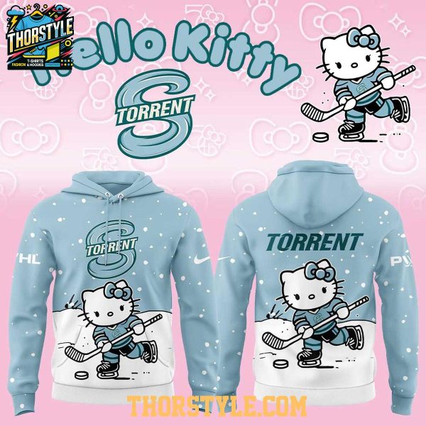 Seattle Torrent Hello Kitty Merry Christmas 2025 Happy New Year Hoodie T-Shirt