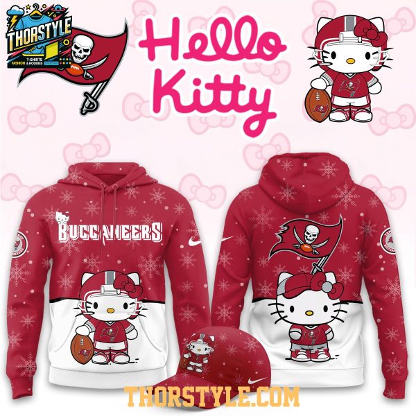 Tampa Bay Buccaneers Hello Kitty Merry Christmas 2025 Holiday Hoodie T-Shirt