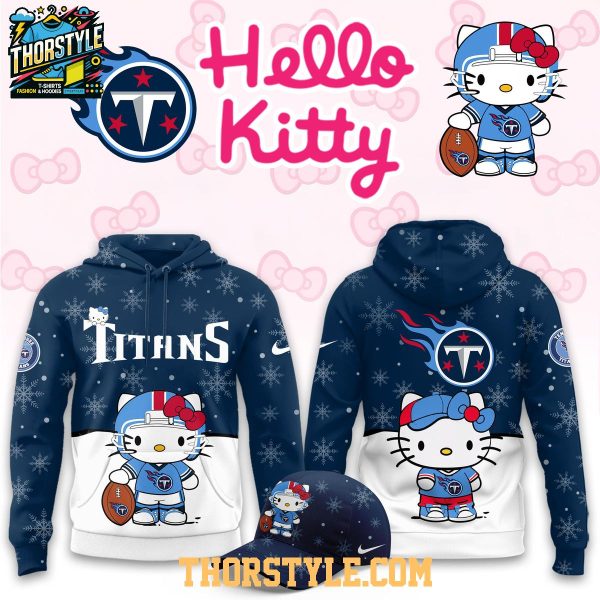 Tennessee Titans Hello Kitty Merry Christmas 2025 Holiday Hoodie T-Shirt