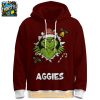 Texas A&M Aggies Grinch Naughty Kissmyass Christmas 2025 Hoodie T Shirt