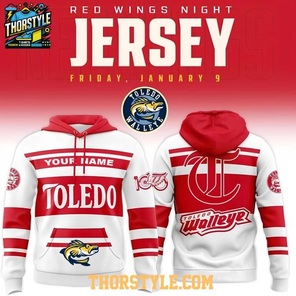 Toledo Walleye Detroit Red Wings Night 2025-2026 Hoodie T-Shirt