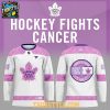 Toronto Maple Leafs Hockey Fights Cancer 2025 Christmas Hockey Jersey