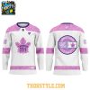 Toronto Maple Leafs Hockey Fights Cancer 2025 Christmas Hockey Jersey