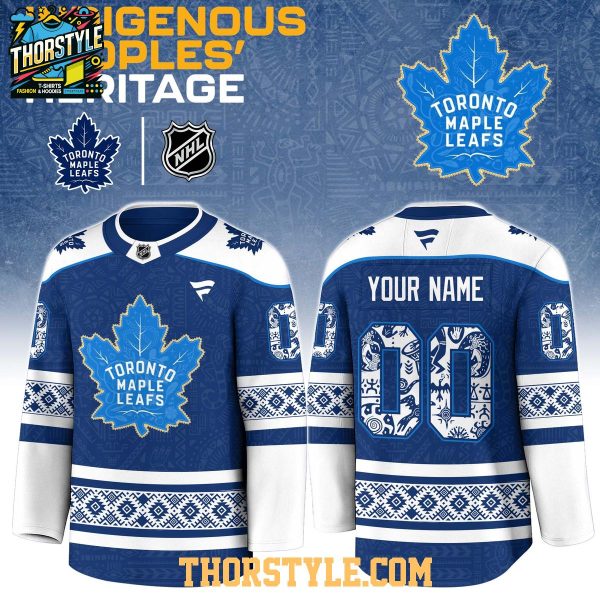 Toronto Maple Leafs Indigenous People Holiday 2025 Personalized Hockey Jersey