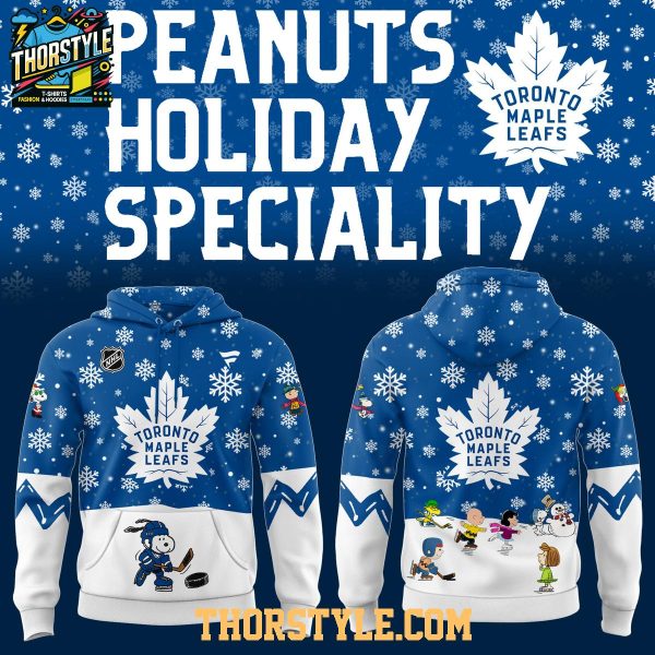 Toronto Maple Leafs Snoopy Merry Peanuts Christmas 2025 Hoodie T-Shirt