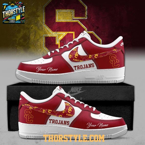 USC Trojans 2025 Freedom Campus Personalized Air Force 1 Shoes