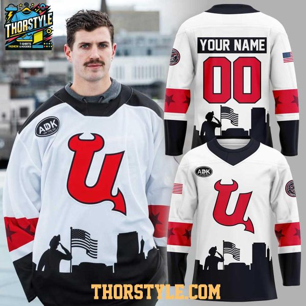 Utica Comets Veterans Day Of Appreciation 2025 Personalized Hockey Jersey