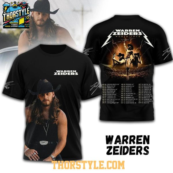 Warren Zeiders World Tour 2026 Country Music For All Hoodie T-Shirt