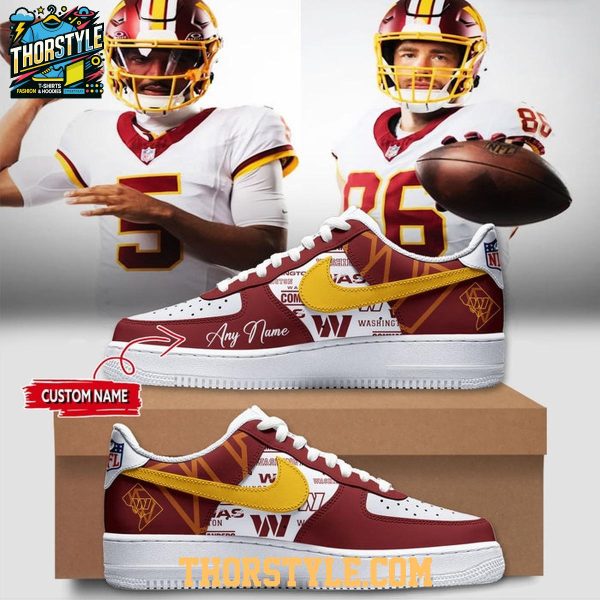 Washington Commanders Hail To The Redskins Personalized Air Force 1 Shoes