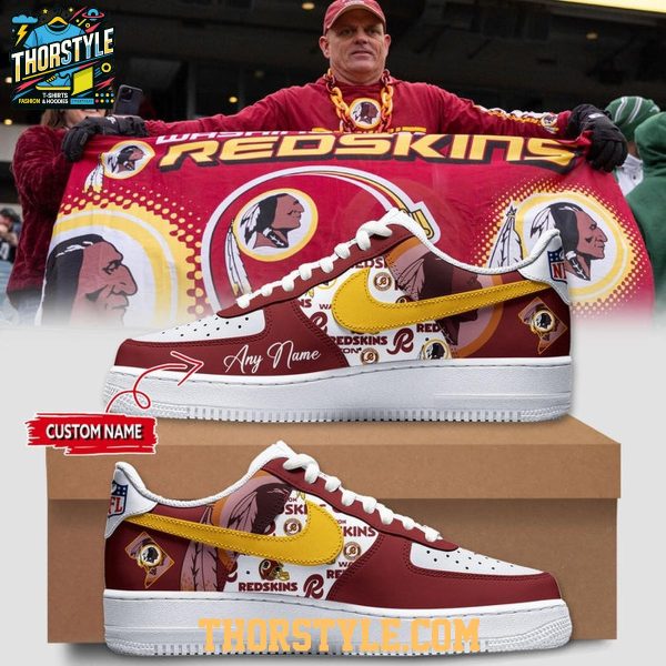Washington Redsinks Super Bowl Era 2025 Personalized Air Force 1 Shoes