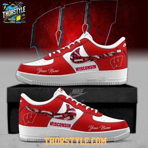 Wisconsin Badgers 2025 Freedom Campus Personalized Air Force 1 Shoes