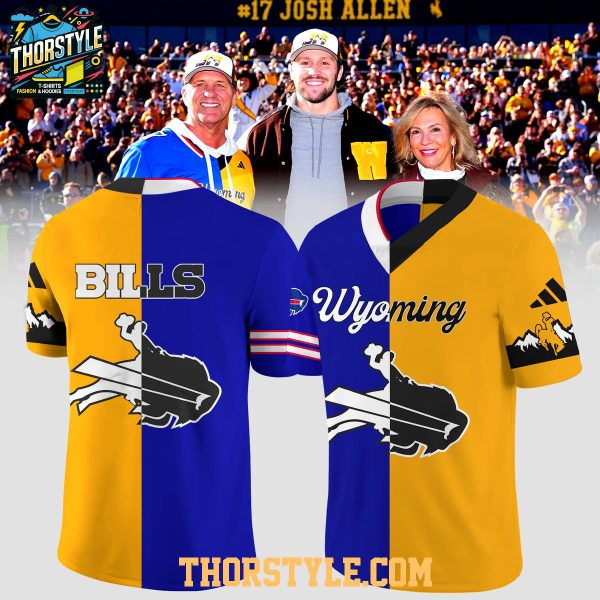 Wyoming Cowboys Josh Allen 2025 Buffalo Bills Forever A Cowboy Football Jersey