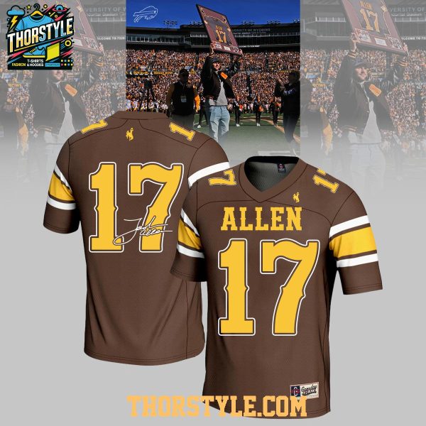 Wyoming Cowboys Josh Allen 2025 Forever A Cowboy Football Jersey