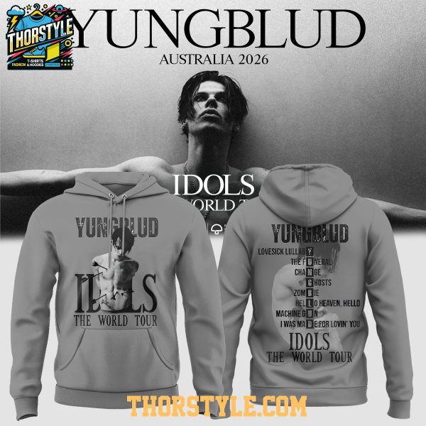 Yungblud Australia 2026 The Idols World Tour Hoodie T-Shirt