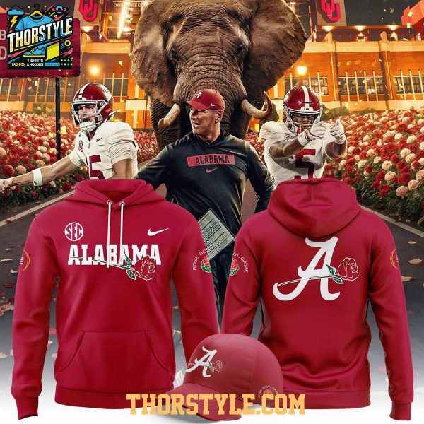 Alabama Crimson Tide 2026 Rose Bowl Game SEC Champions Hoodie T-Shirt