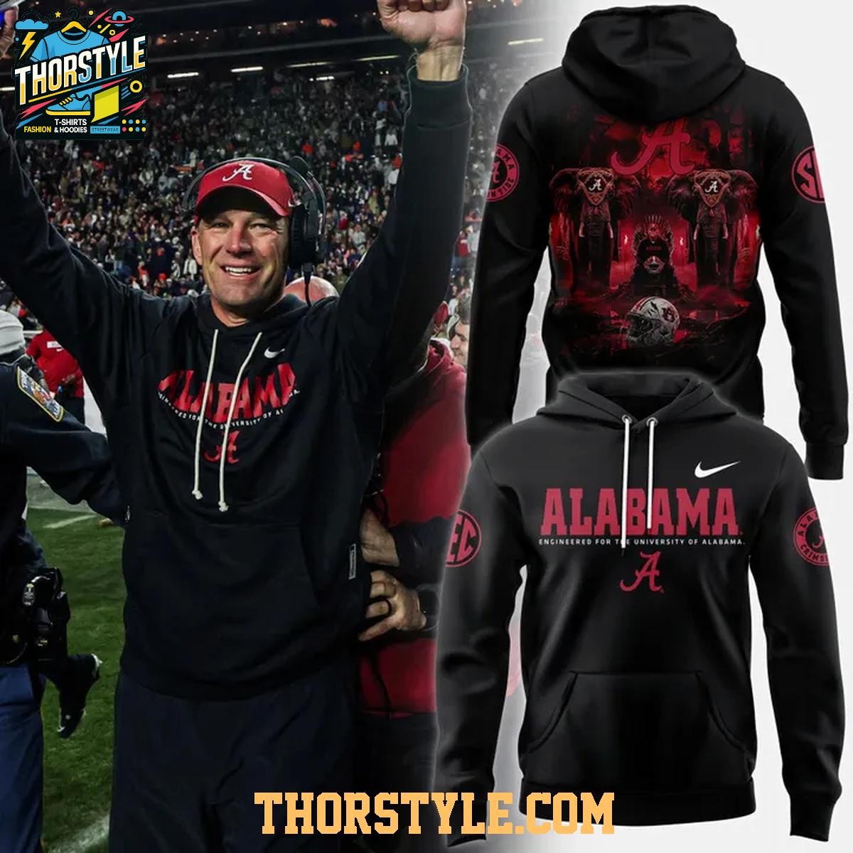 Alabama Crimson Tide Sideline Men Dri-FIT College 2025 Hoodie T-Shirt Alabama Crimson Tide Sideline Men Dri-FIT College 2025 Hoodie T-Shirt