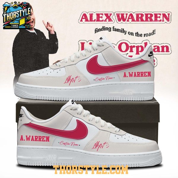 Alex Warren Little Orphan Alex Tour 2026 Finding Family Air Force 1 Shoes