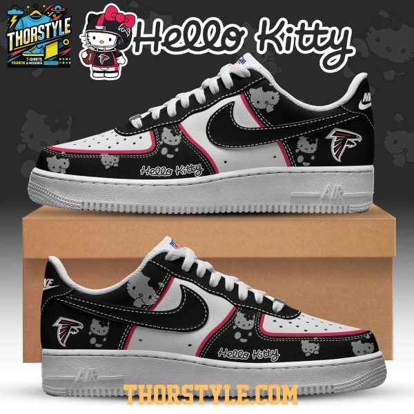 Atlanta Falcons Hello Kitty NFL 2025 X-mas Personalized Air Force 1 Shoes