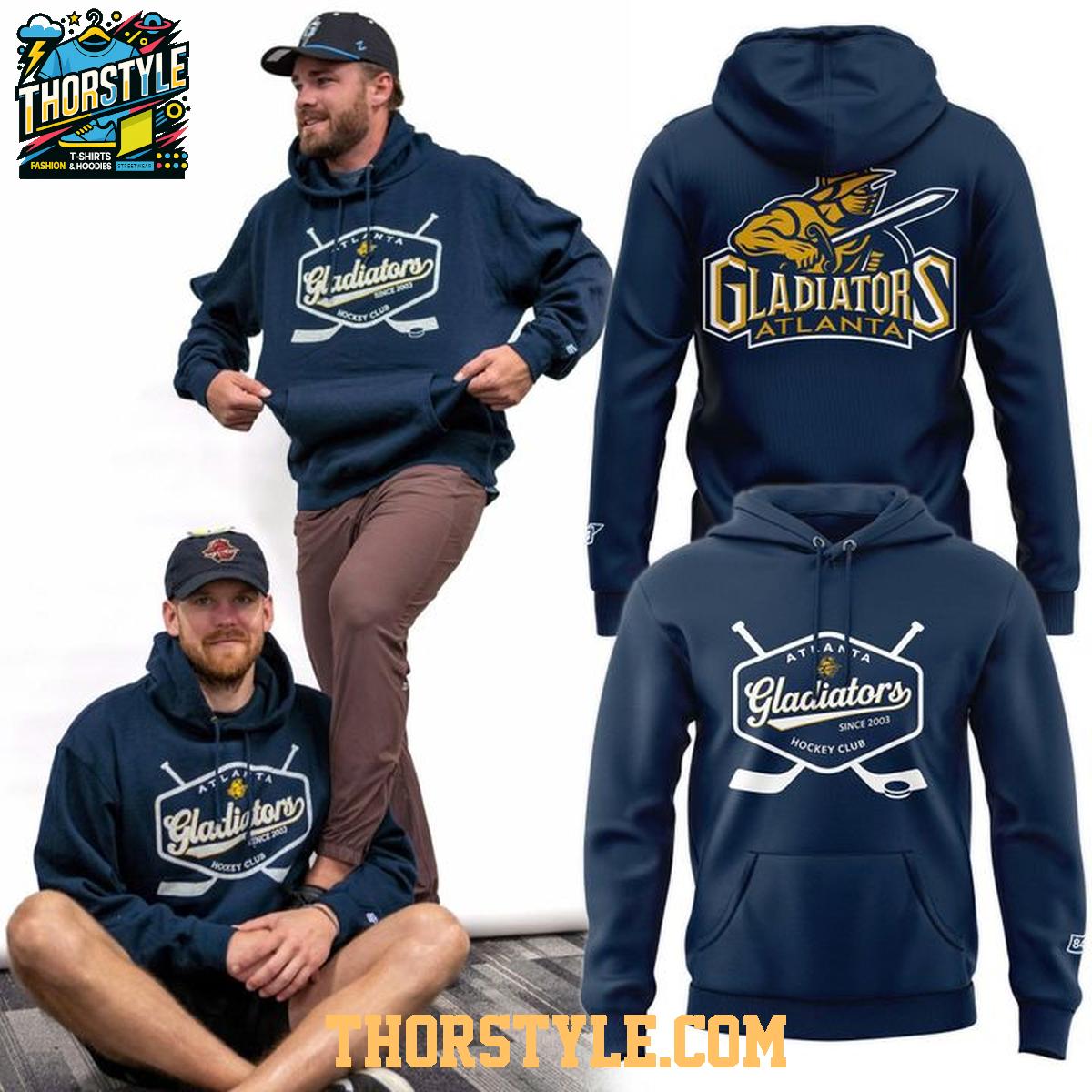 Atlanta Gladiators 2025 Ignite The Fury Hoodie T-Shirt Atlanta Gladiators 2025 Ignite The Fury Hoodie T-Shirt