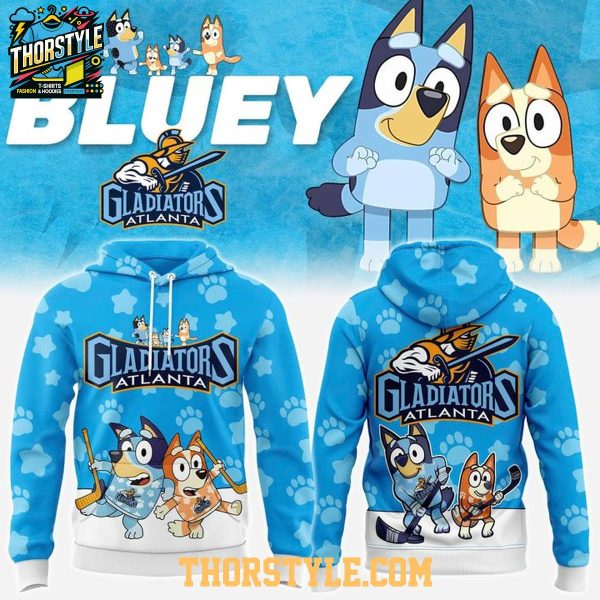 Atlanta Gladiators Bluey And Bingo Day 2025-2026 Hockey Hoodie T-Shirt