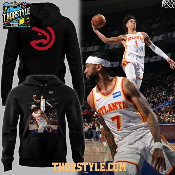 Atlanta Hawks Nickeil Alexander-Walker Jalen Johnson 2025 Fly High Hoodie T-Shirt