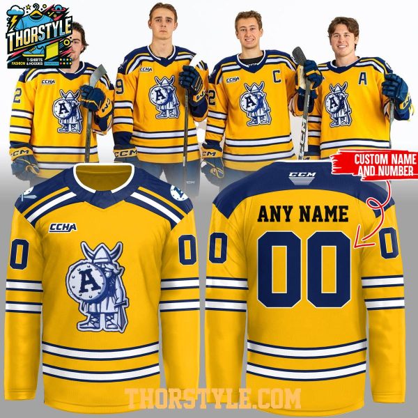 Augustana Vikings 2025 Golden Era Personalized Hockey Jersey