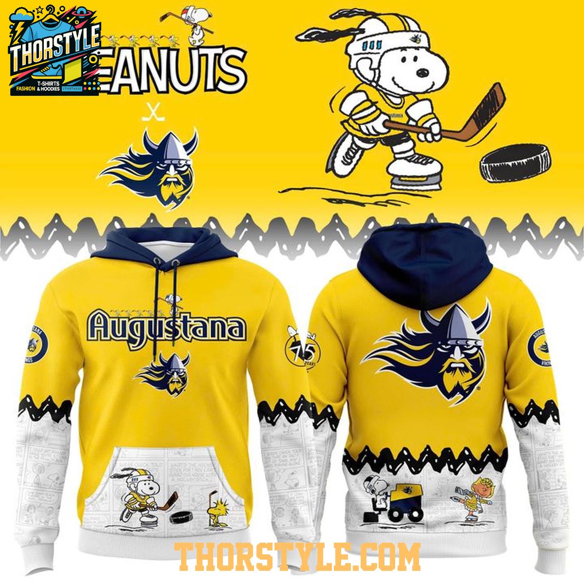 Augustana Vikings Peanuts Night X-Mas Celebration 2025 Hoodie T-Shirt Augustana Vikings Peanuts Night X-Mas Celebration 2025 Hoodie T-Shirt