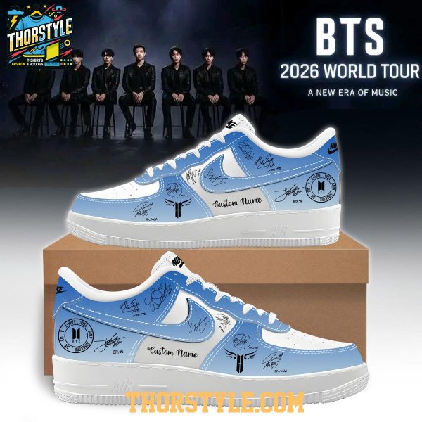 BTS 2026 World Tour Come Back Army Personalized Air Force 1 Shoes