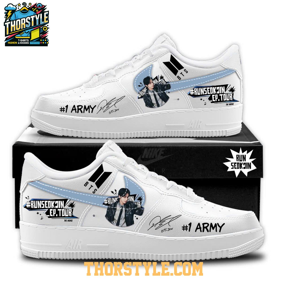 BTS Jin Tour 2026 Runseok Jin Ep. Personalized Air Force 1 Shoes BTS Jin Tour 2026 Runseok Jin Ep. Personalized Air Force 1 Shoes
