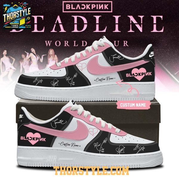 Blackpink Deadline World Tour Signature 2025-2026 Personalized Air Force 1 Shoes
