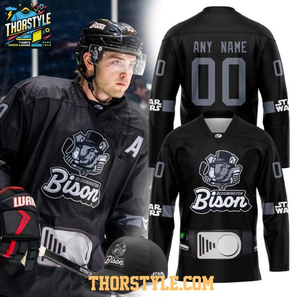 Bloomington Bison Star Wars 2025-2026 Season Personalized Hockey Jersey