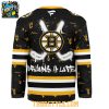 Boston Bruins Graffiti For Life 2025 Personalized Hockey Jersey