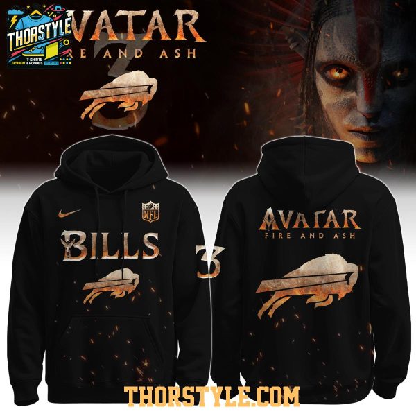 Buffalo Bills Avatar Fire And Ash 2025 NFL Crossover Hoodie