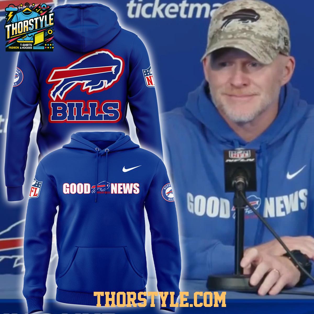 Buffalo Bills Coach Sean McDermott 2025 Good News Hoodie T-Shirt Buffalo Bills Coach Sean McDermott 2025 Good News Hoodie T-Shirt