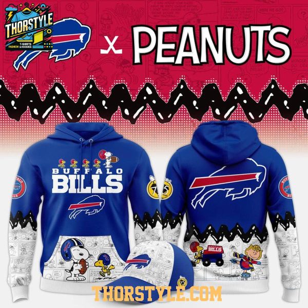 Buffalo Bills Peanuts Night Christmas Eve 2025 Snoopy Hoodie T-Shirt