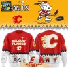 Calgary Flames Peanuts Christmas Snowy Hockey Day x NHL Hoodie T Shirt