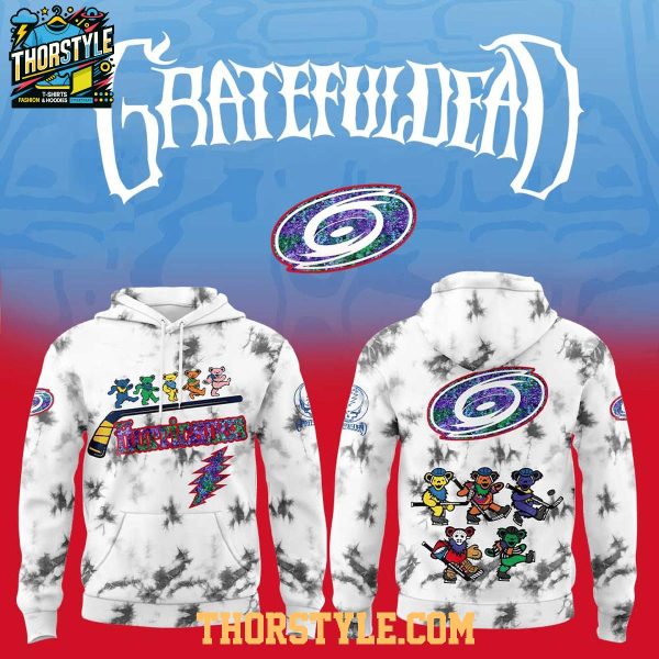 Carolina Hurricanes Grateful Dead 60 Years 2025 Christmas Hoodie T-Shirt