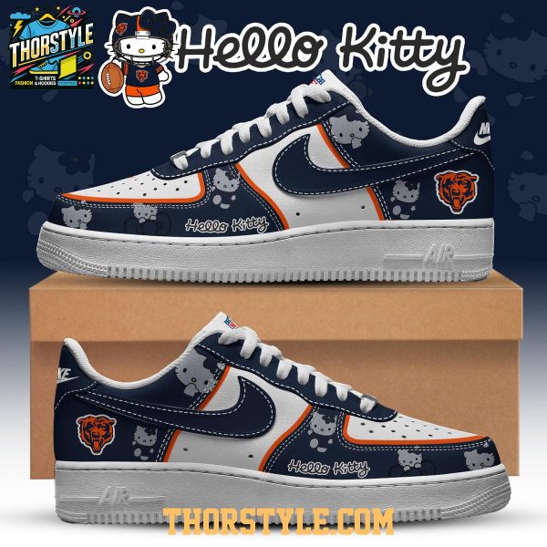 Chicago Bears Hello Kitty NFL 2025 X-mas Personalized Air Force 1 Shoes