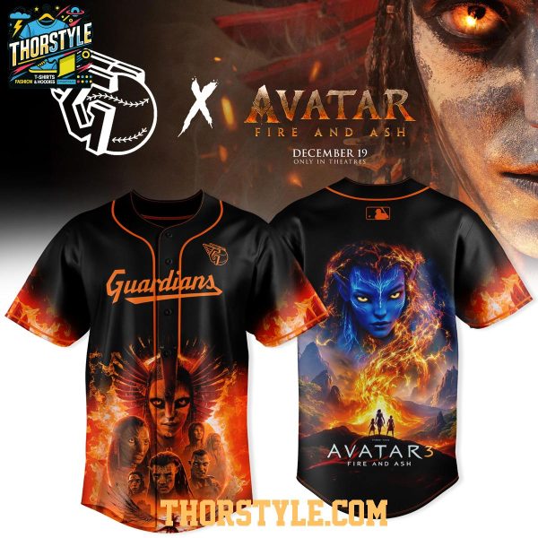 Cleveland Guardians Avatar 3 Fire And Ash 2025 Personalized Baseball Jersey