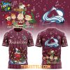 Colorado Avalanche Snoopy Holly Jolly Peanuts Christmas 2025 Hoodie Shirts